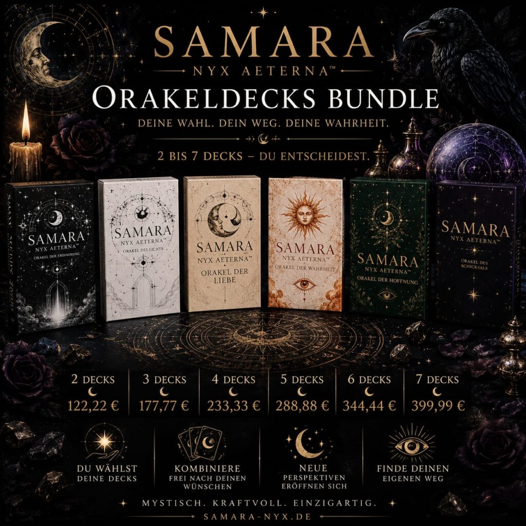 Samara Nyx Aeterna™ - 2 Orakeldecks nach Wahl